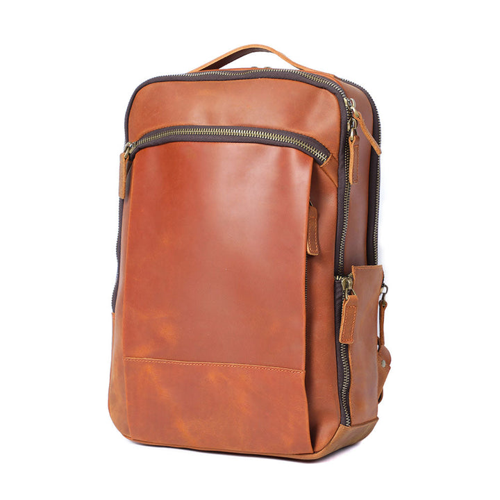 Andrew - Men's Leather Backpack for Laptops