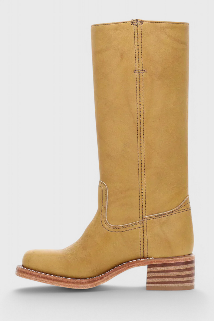 Timeless Style Insulated Leather Boots by Grace