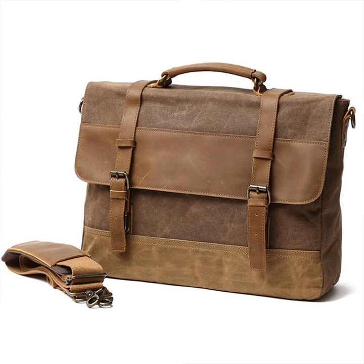 Jack - Waterproof Waxed Canvas Messenger Bag