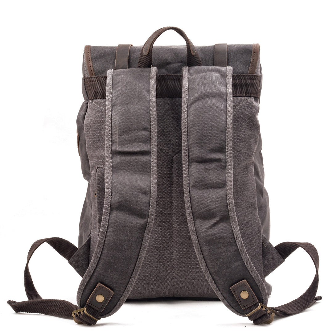 Marcus - Rugged Canvas Travel Backpack