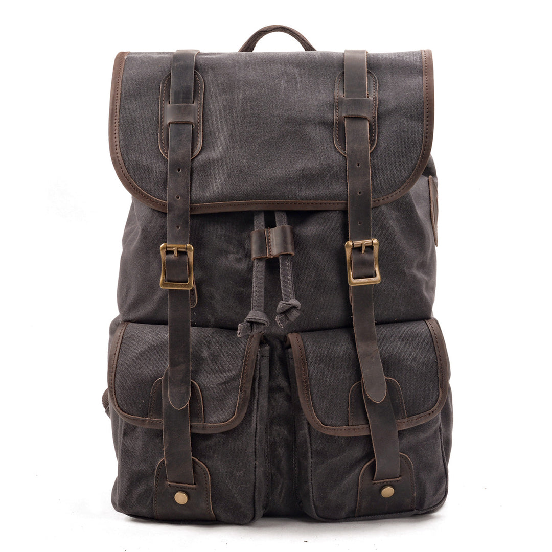 Marcus - Rugged Canvas Travel Backpack
