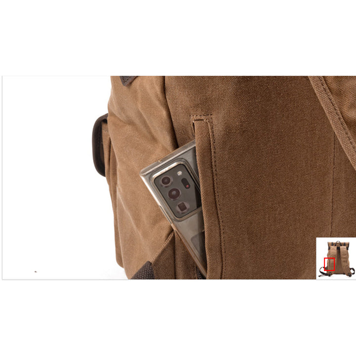 Marcus - Rugged Canvas Travel Backpack
