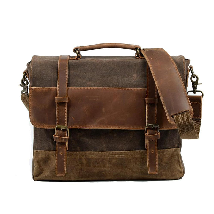 Jack - Waterproof Waxed Canvas Messenger Bag