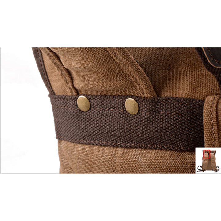 Marcus - Rugged Canvas Travel Backpack