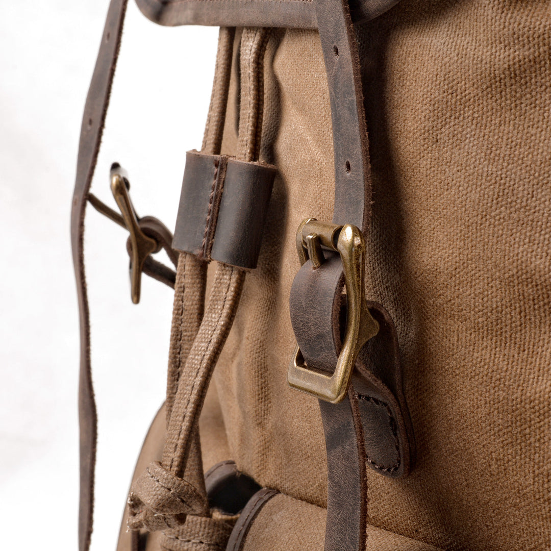 Marcus - Rugged Canvas Travel Backpack
