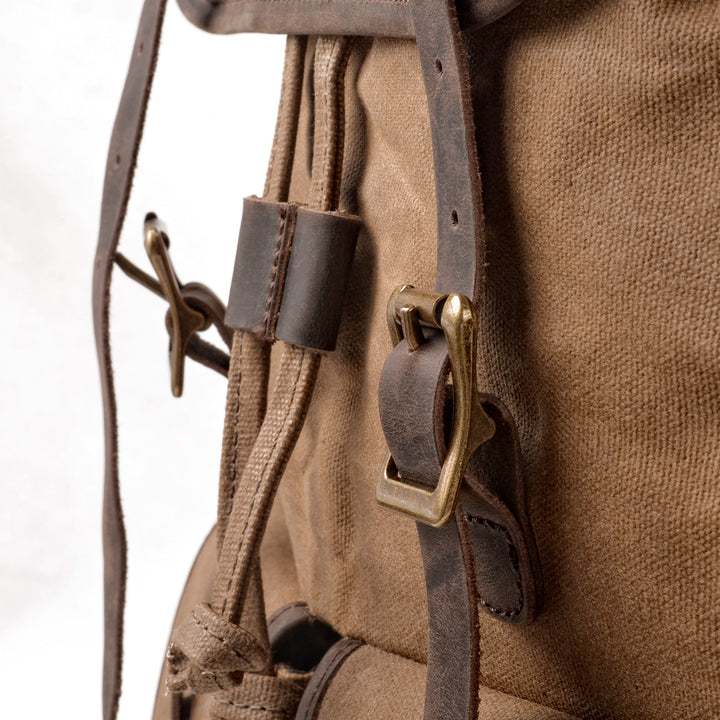 Marcus - Rugged Canvas Travel Backpack