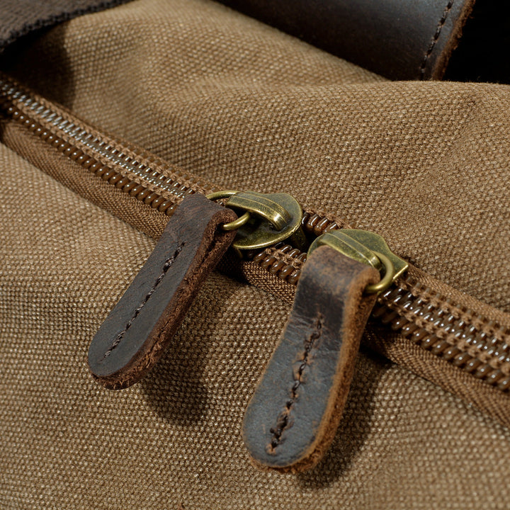 David - Men's Canvas and Leather Duffle Bag