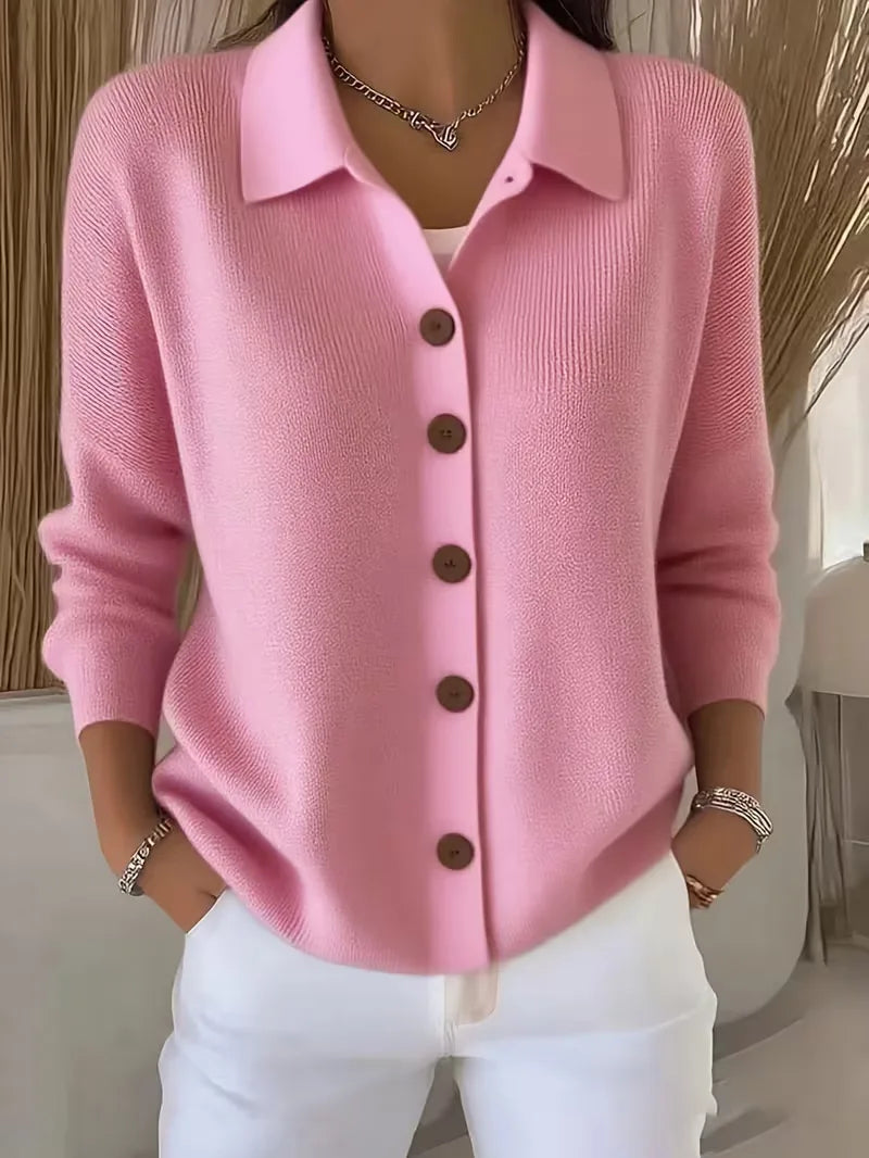 Carmela™ | Soft Button Front Knit Cardigan