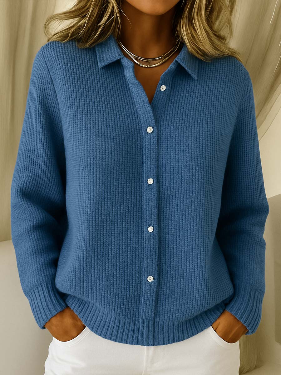 Clarissa™ | Cozy Everyday Button Front Cardigan