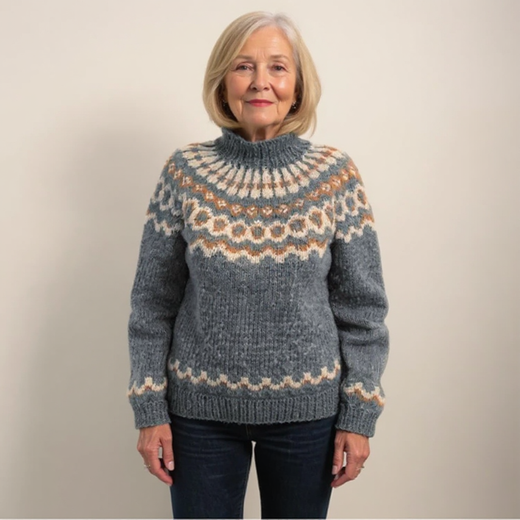 Amara | Classic Icelandic Knit Sweater