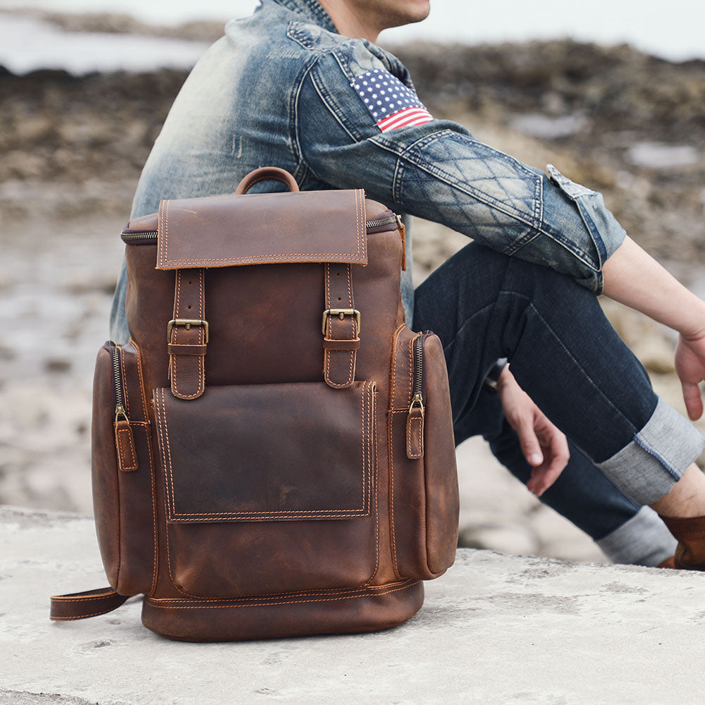 Charles - Men's Leather Laptop Bag