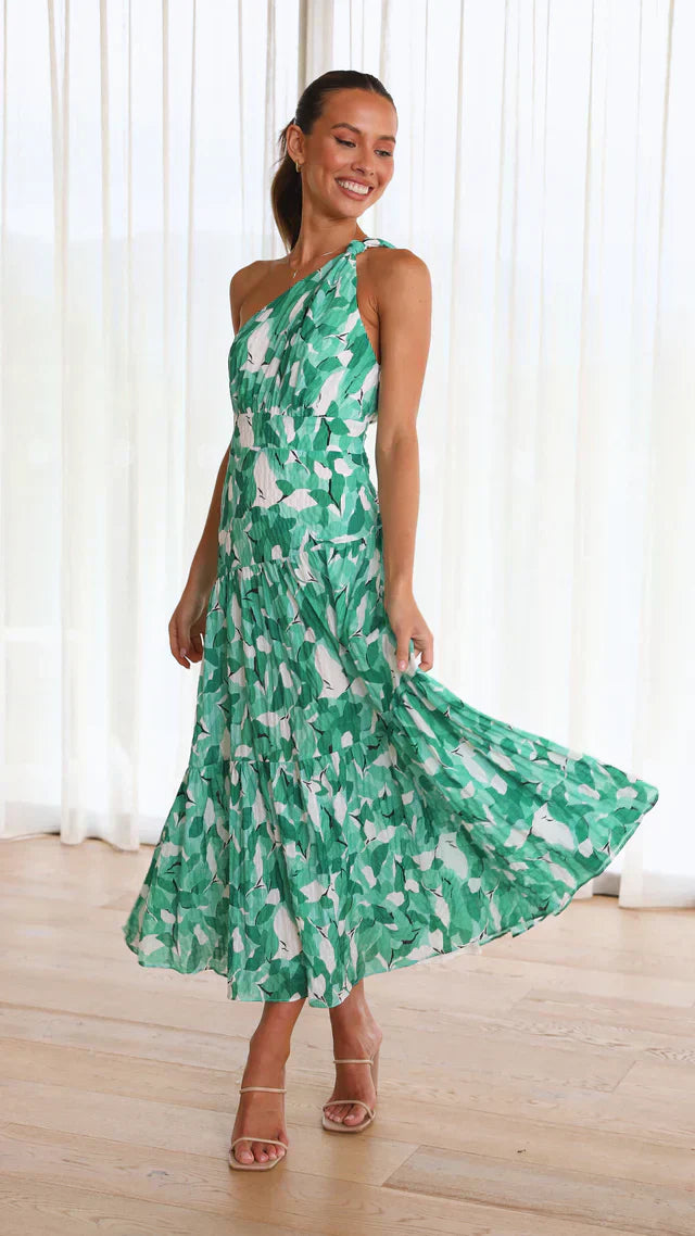 Eliza™ - Asymmetrical Strap Dress