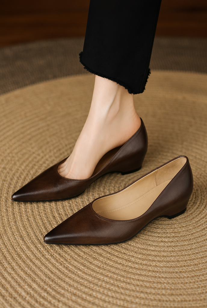 Avine Genuine Leather Flats