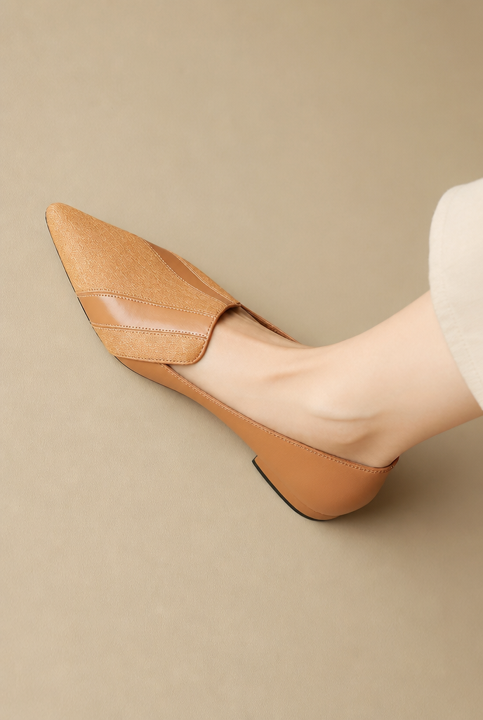 Klara Genuine Leather Flats