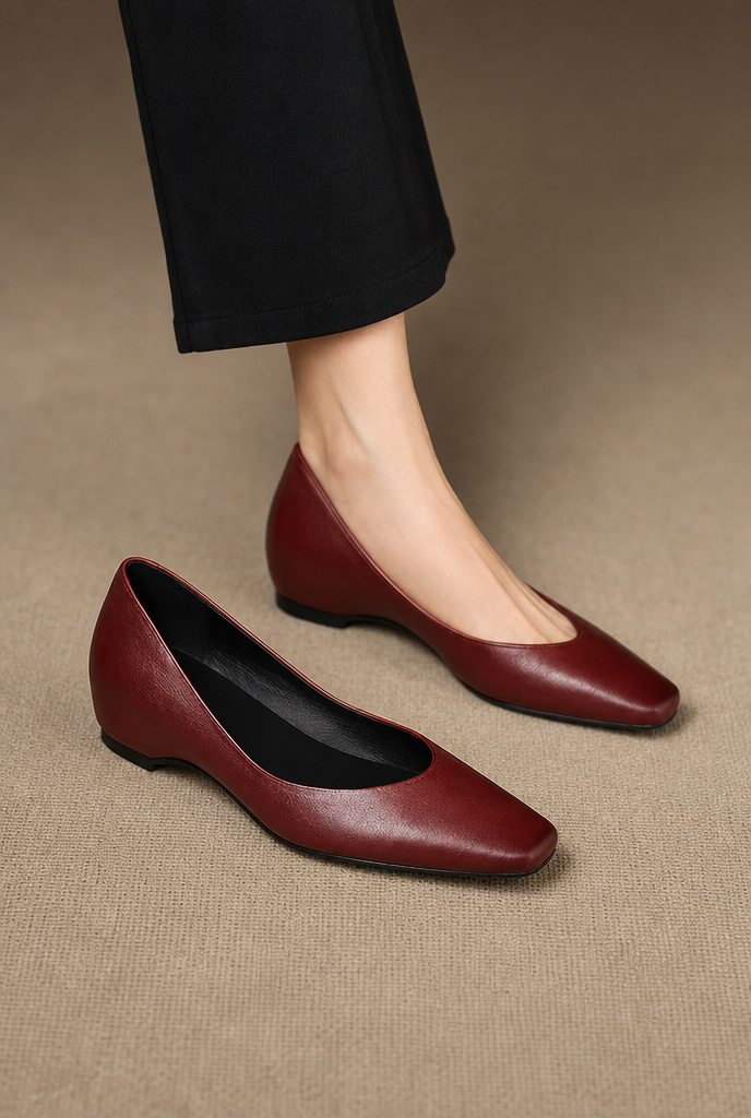 Oren Genuine Leather Flats