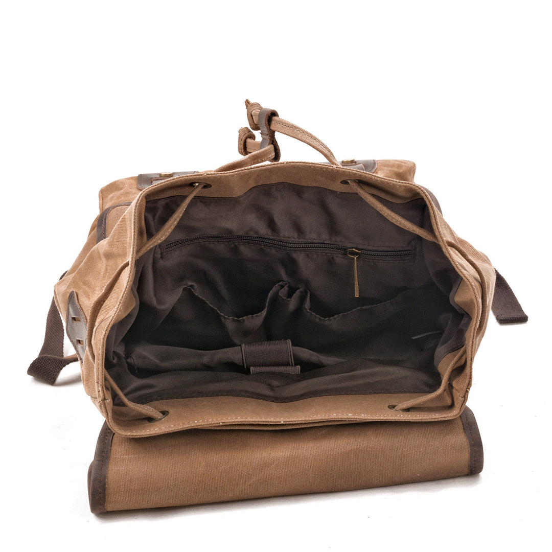 Marcus - Durable Canvas Travel Backpack for Adventurers