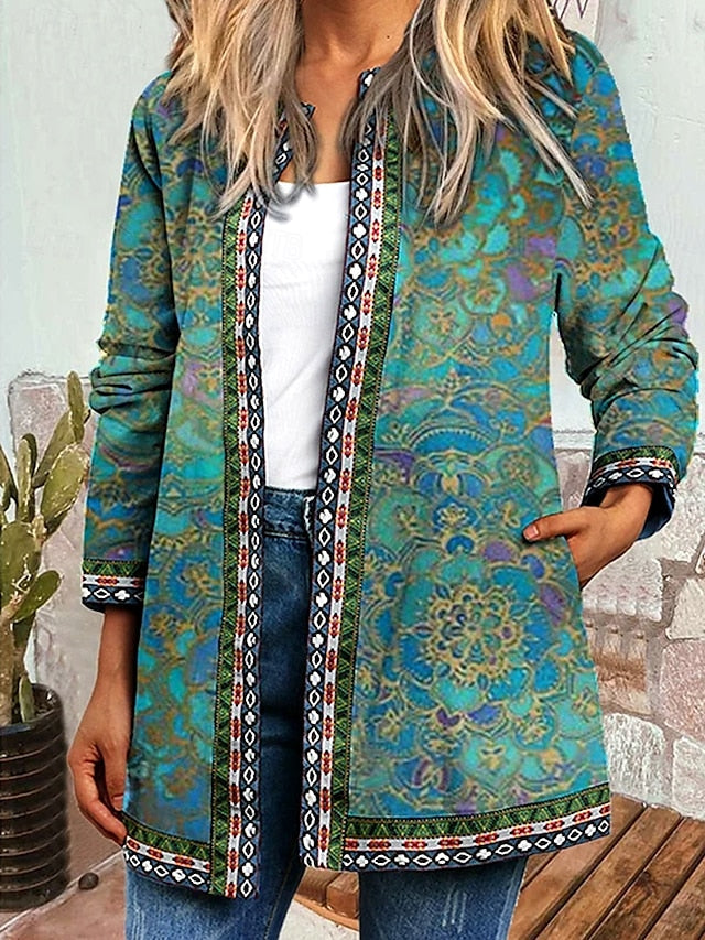Briony™ | Floral Patchwork Quilted Jacket