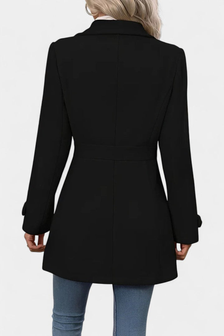 Cléophée Tailored Blazer with Lapels and Button Fastening