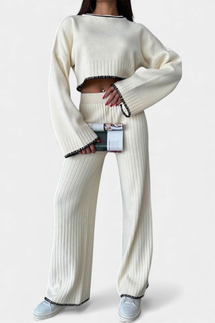 Iléna Two-Piece Minimalist Knit Set