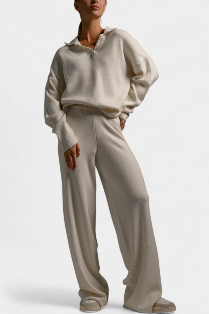 Clairette Soft & Stylish Knit Two-Piece Ensemble