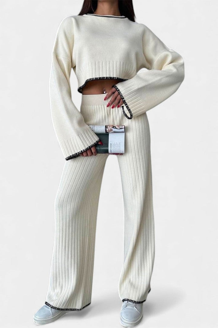 Iléna Sleek Knit Two-Piece Ensemble