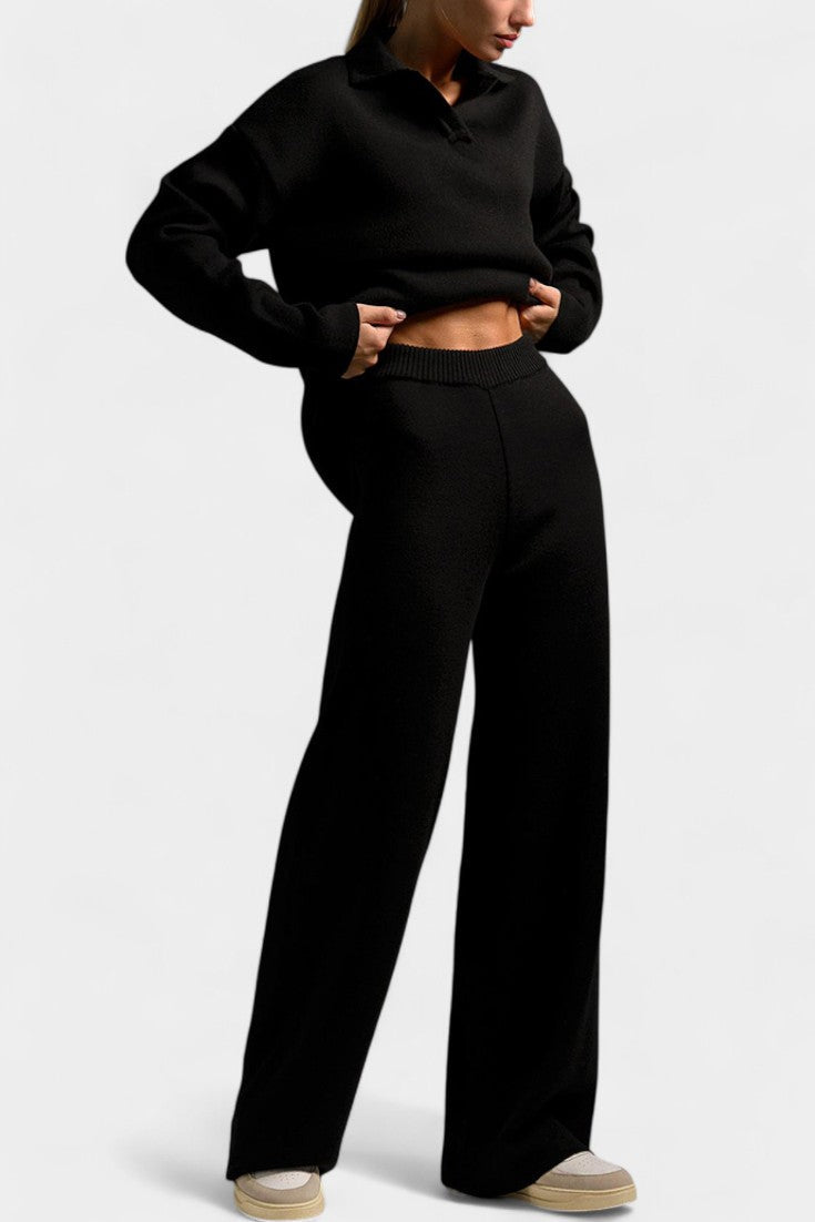 Clairette Two-Piece Soft and Elegant Knit Set
