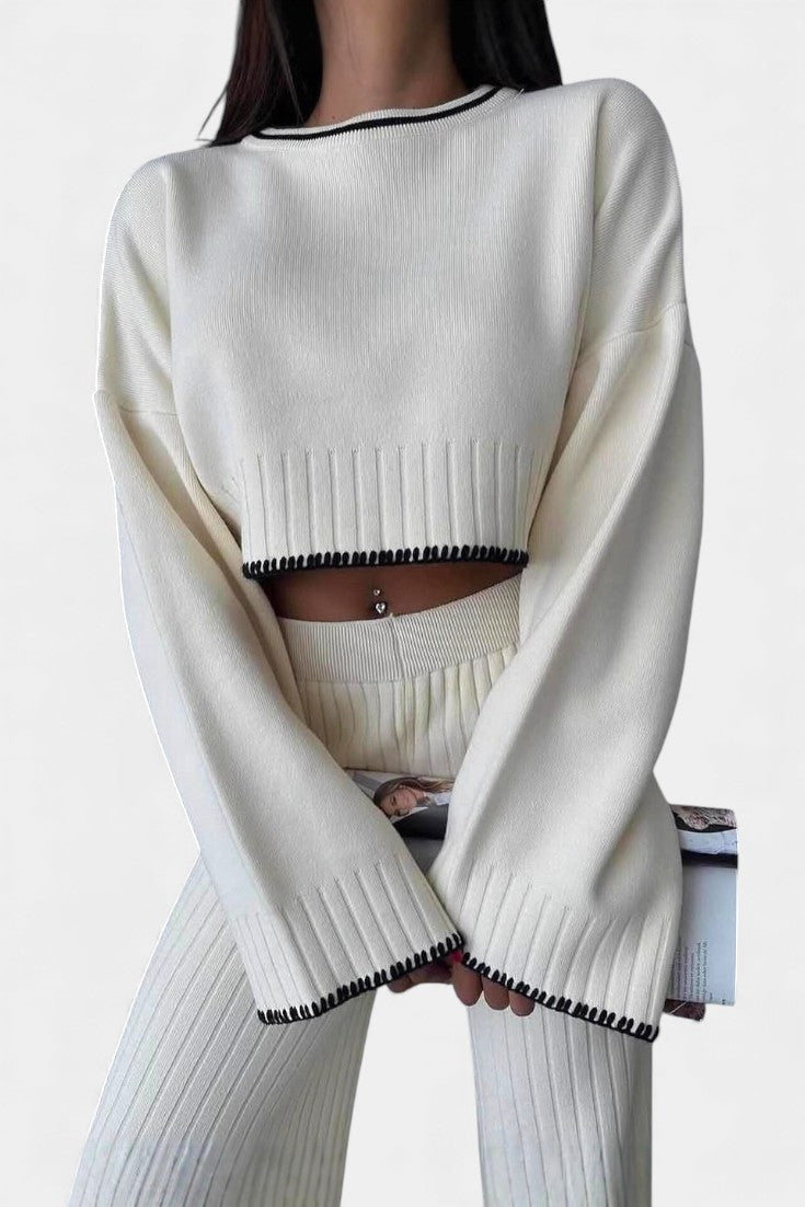 Iléna Sleek Knit Two-Piece Ensemble
