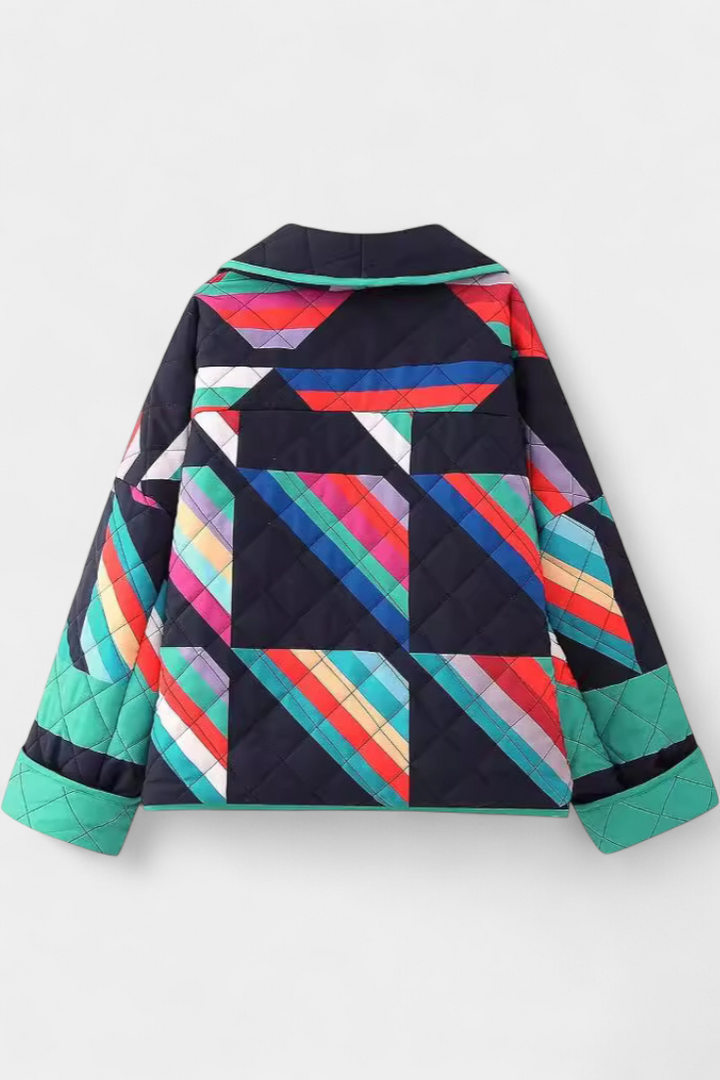 Maika Retro Oversized V-Neck Coat