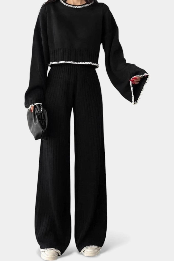 Iléna Two-Piece Minimalist Knit Set