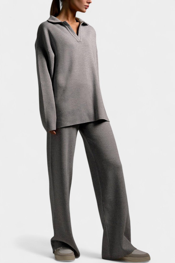Clairette Soft & Stylish Knit Two-Piece Ensemble