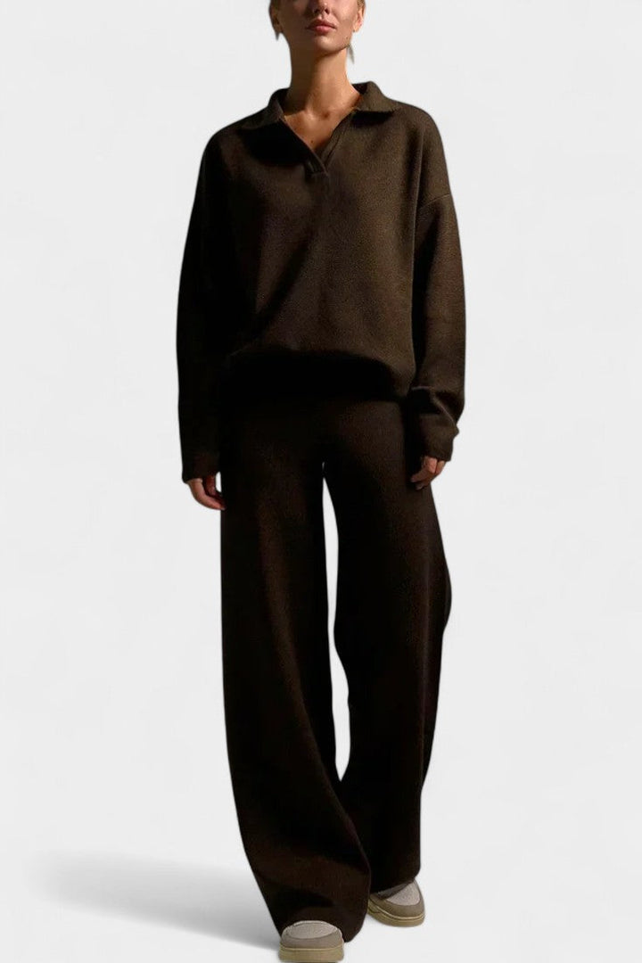 Clairette Soft & Stylish Knit Two-Piece Ensemble
