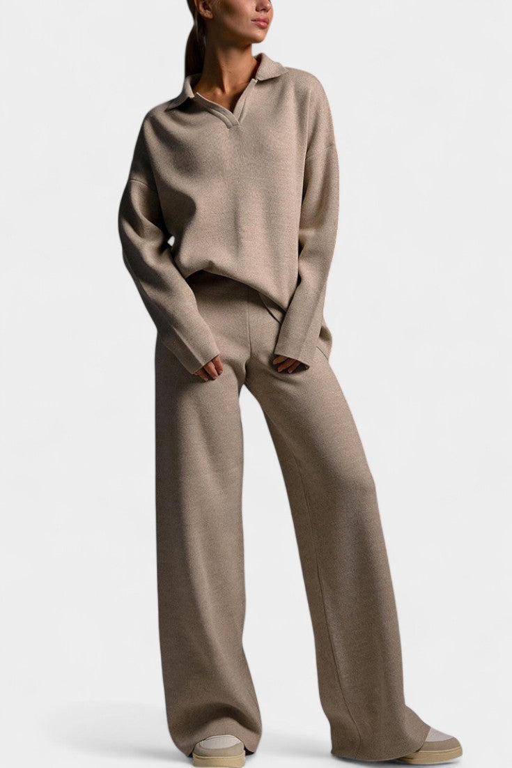 Clairette Soft & Stylish Knit Two-Piece Ensemble