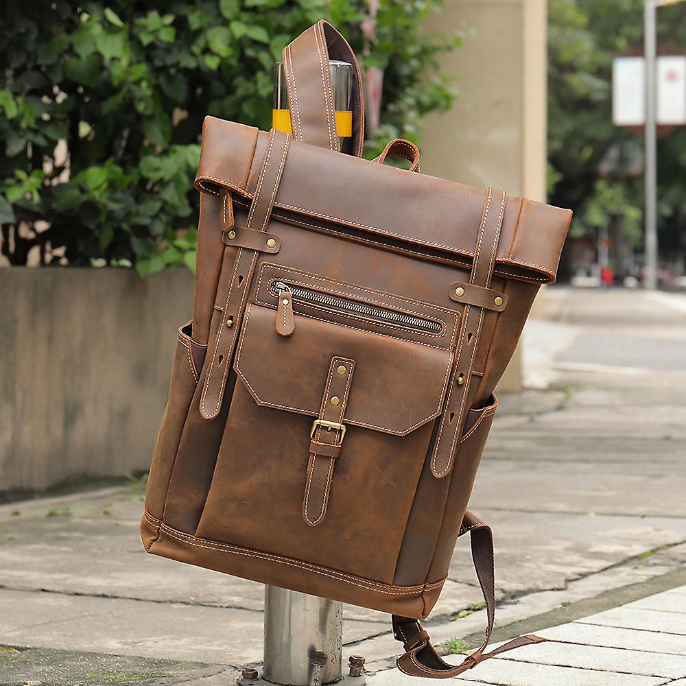 Larry - Men's Vintage Leather Backpack