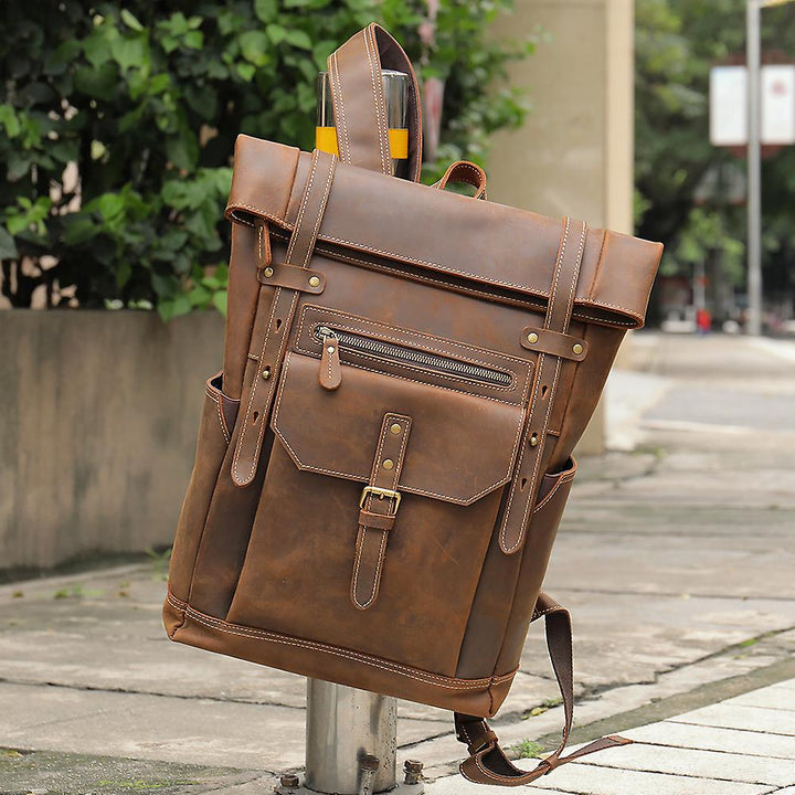 Larry - Men's Vintage Leather Backpack