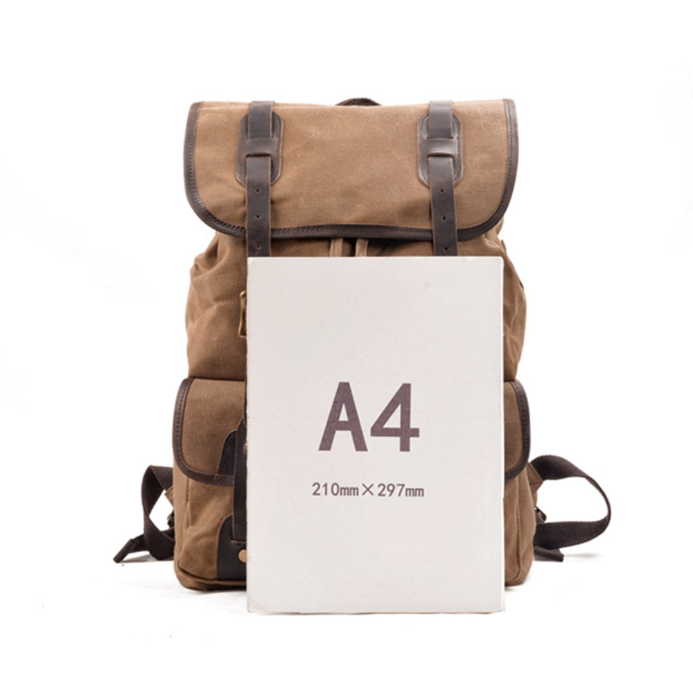 Marcus - Rugged Canvas Travel Backpack