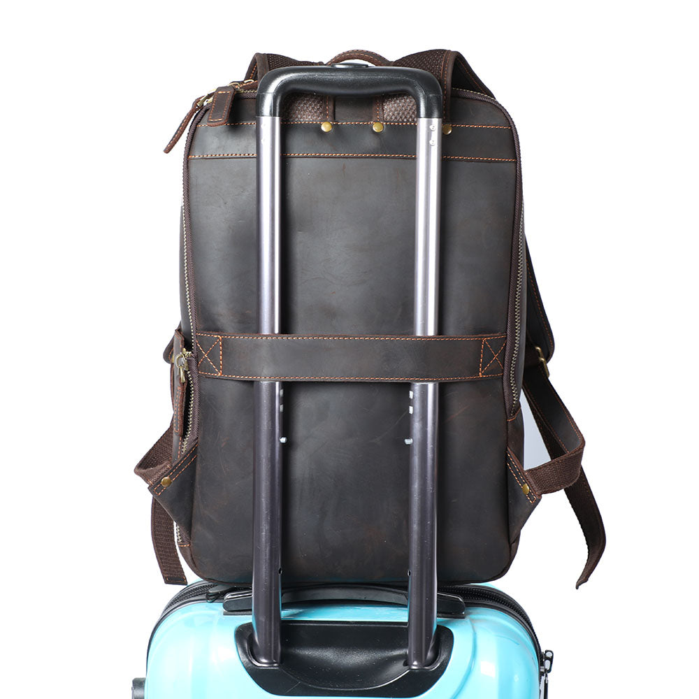 Andrew - Men's Leather Backpack for Laptops