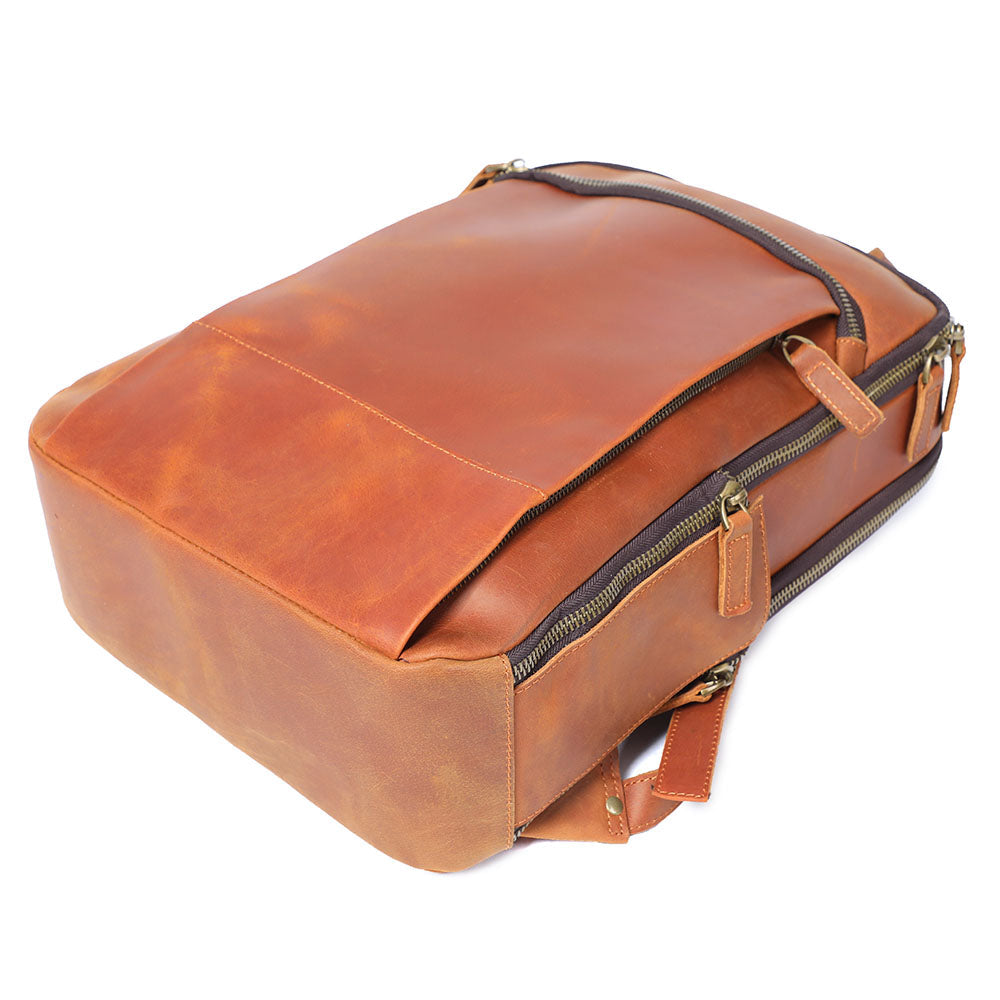 Andrew - Men's Leather Backpack for Laptops
