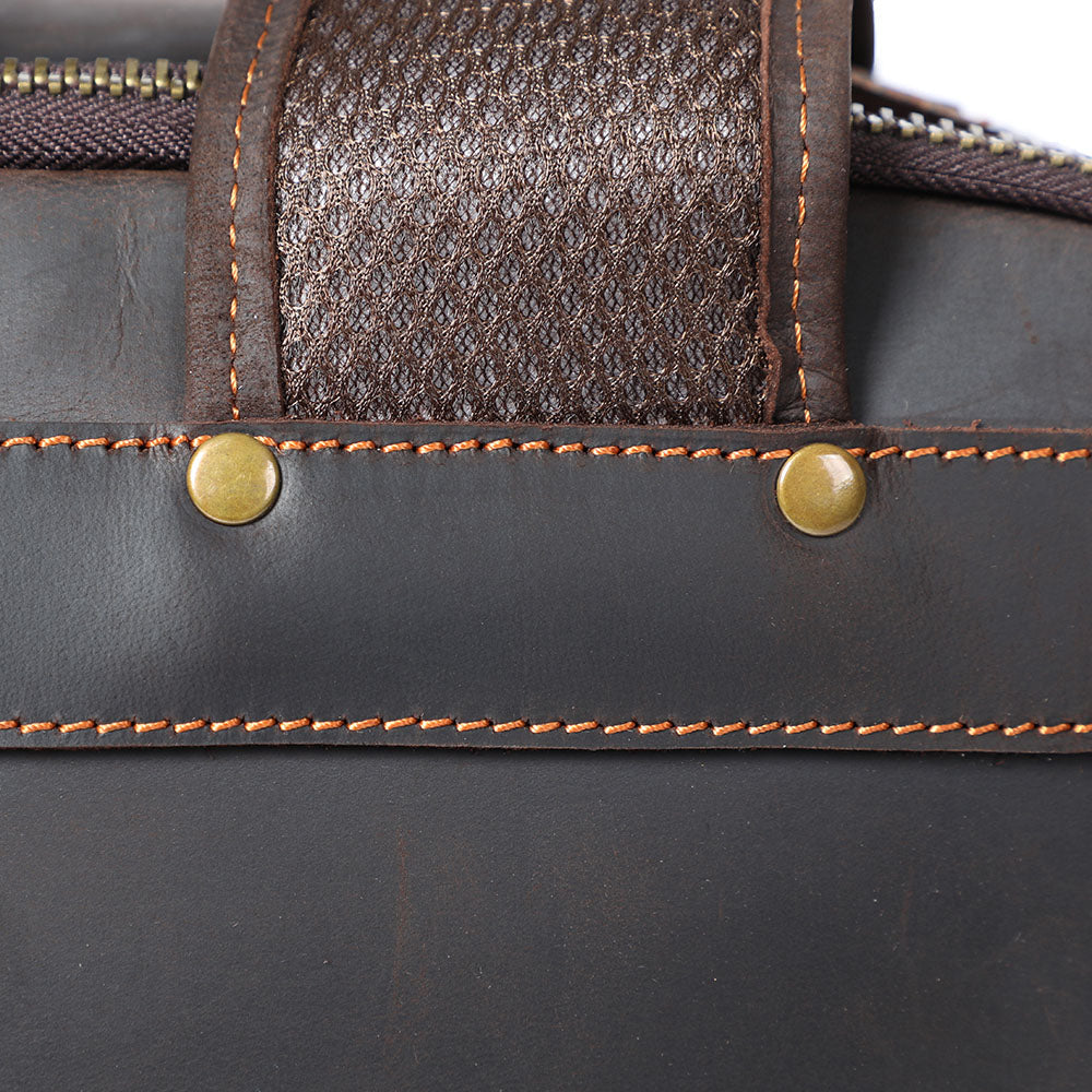 Andrew - Men's Leather Laptop Backpack