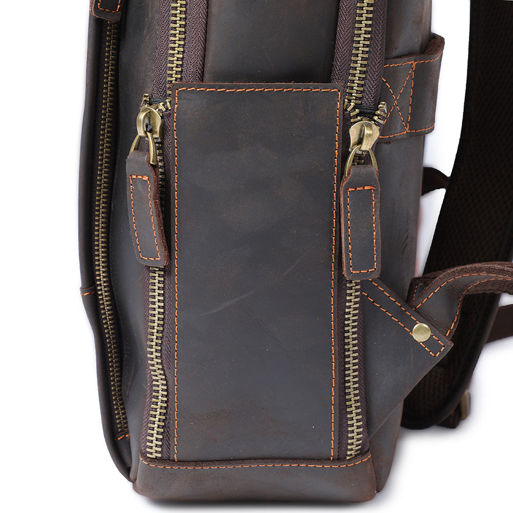 Andrew - Men's Leather Backpack for Laptops