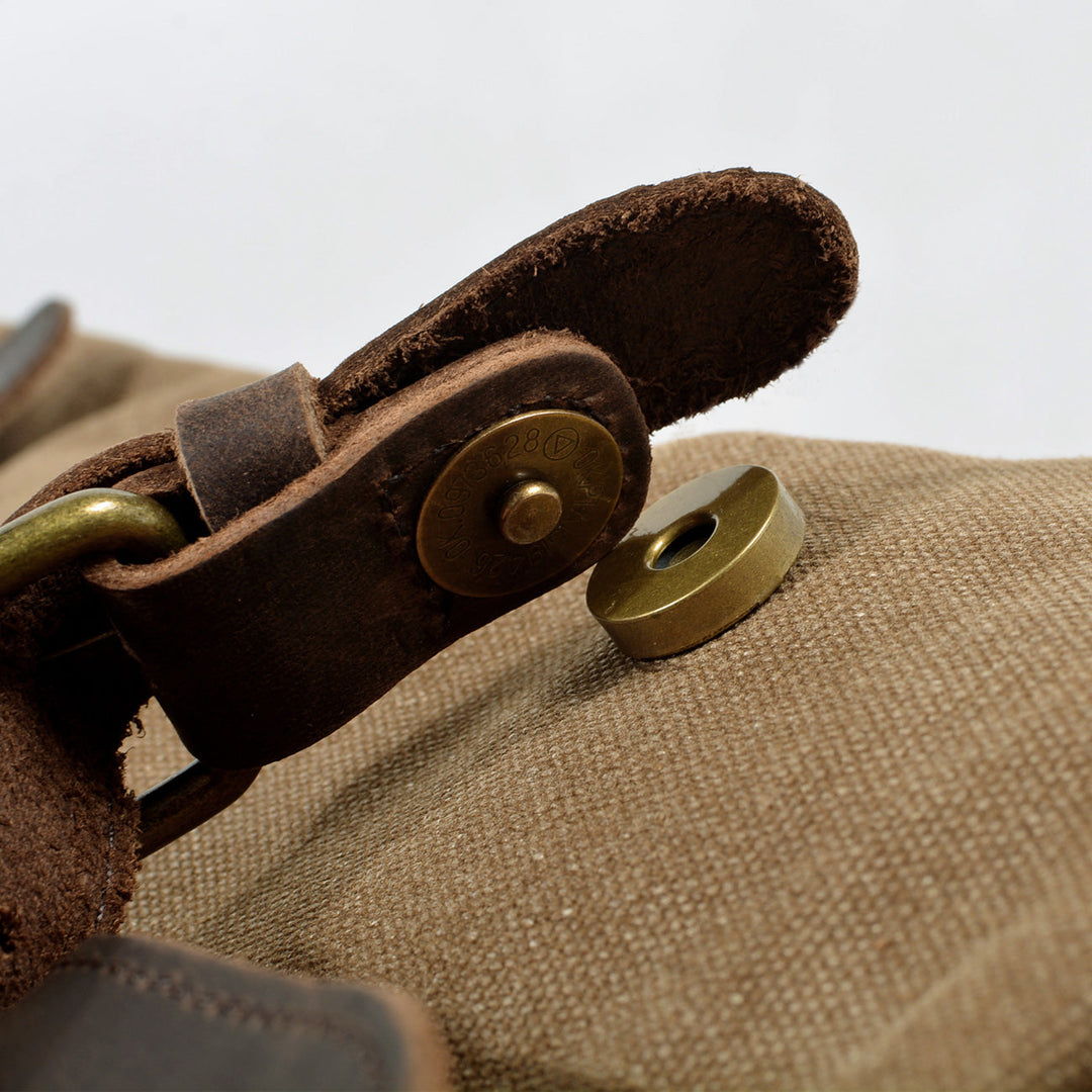 David - Men's Canvas and Leather Duffle Bags