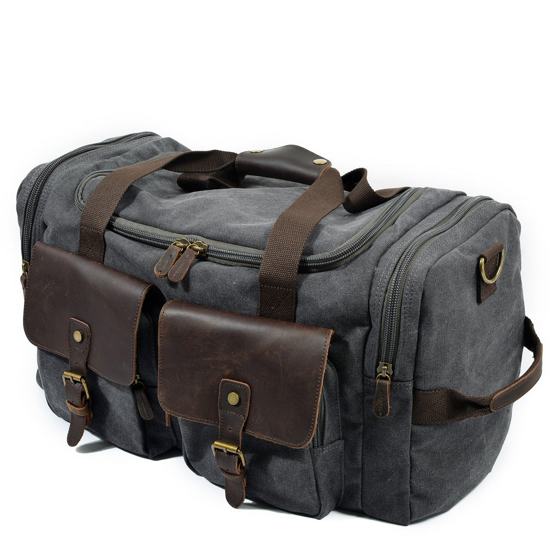 David - Men's Canvas and Leather Duffle Bags