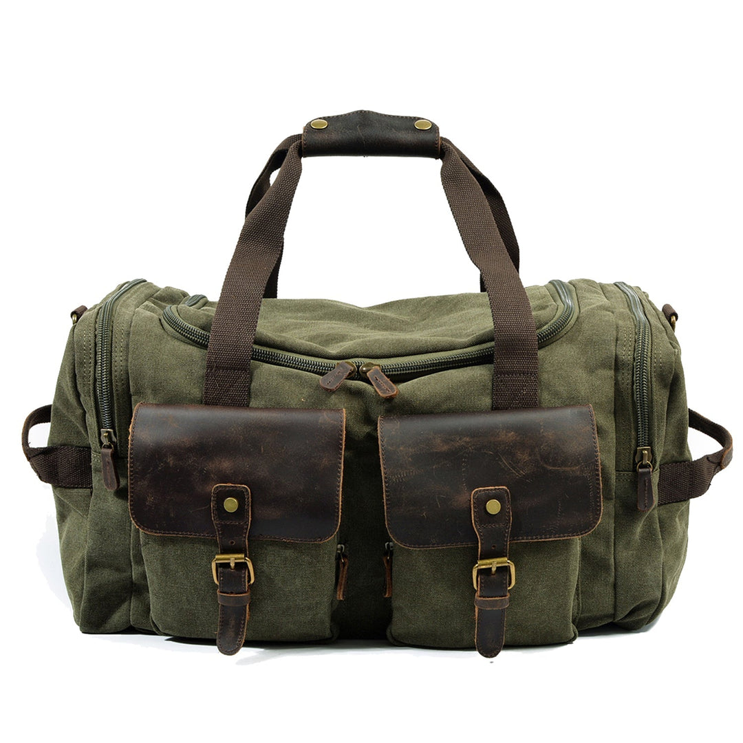 David - Men's Canvas and Leather Duffle Bags