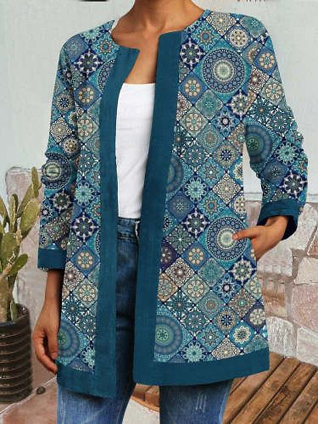 Briony™ | Floral Patchwork Quilted Jacket
