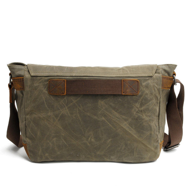 Joshua - Men's Canvas Messenger Bag with Shoulder Strap