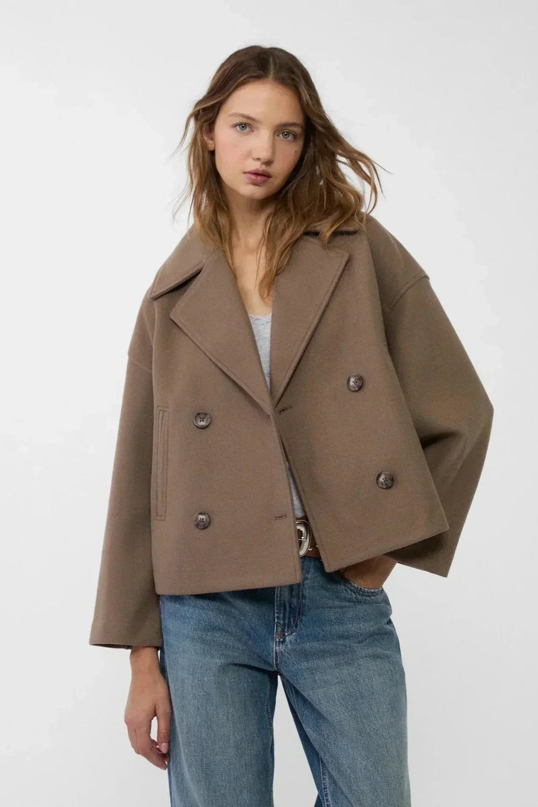 Destiny Tailored Double-Breasted Blazer