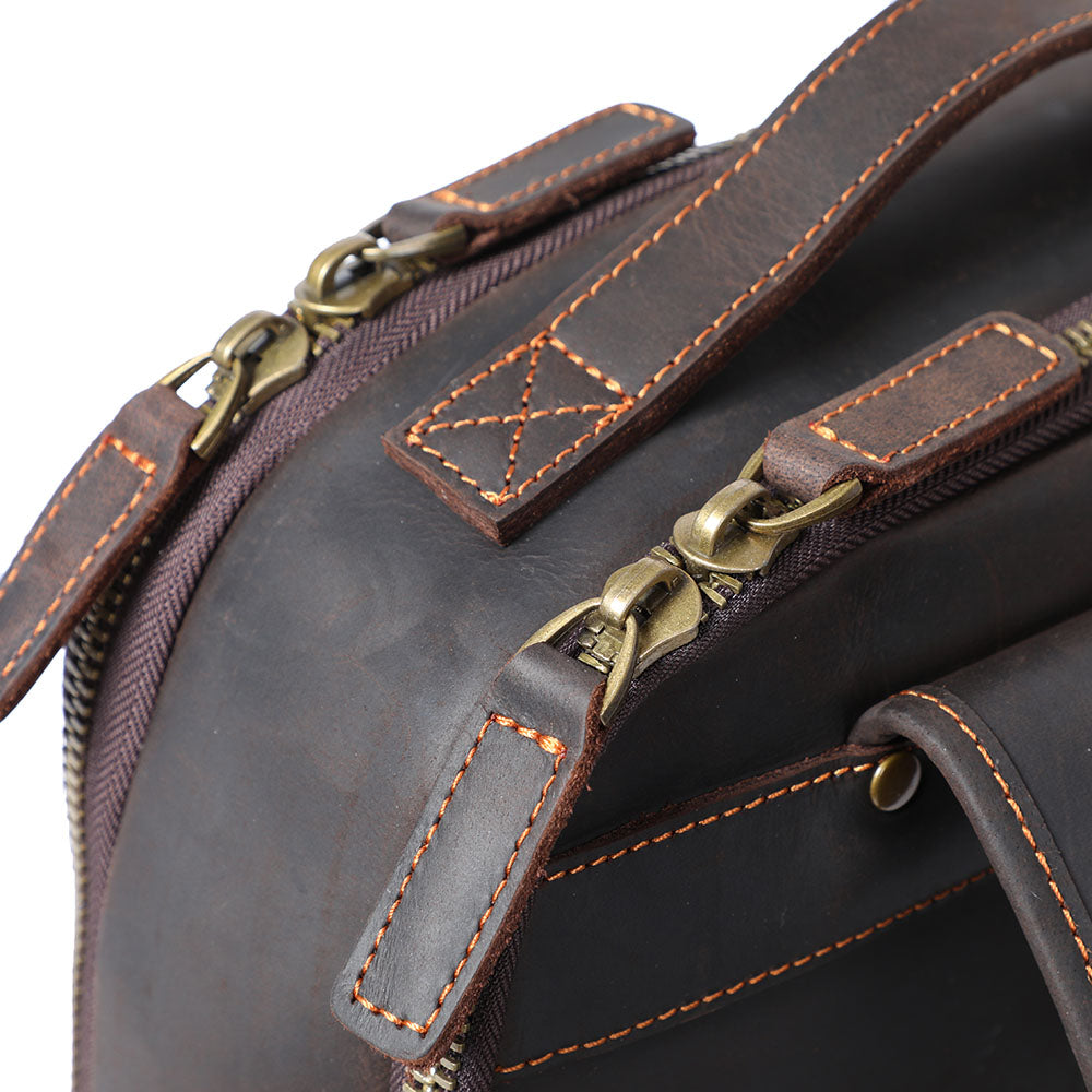 Andrew - Men's Leather Backpack for Laptops