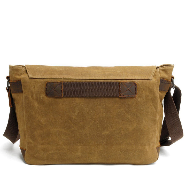 Joshua - Men's Canvas Messenger Bag with Shoulder Strap