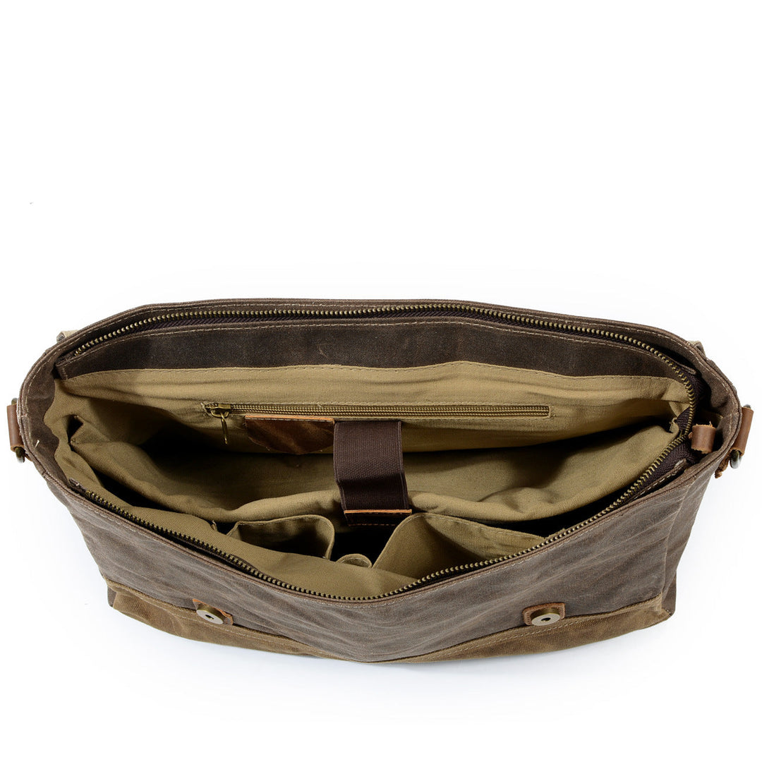 Jack - Waterproof Waxed Canvas Messenger Bag