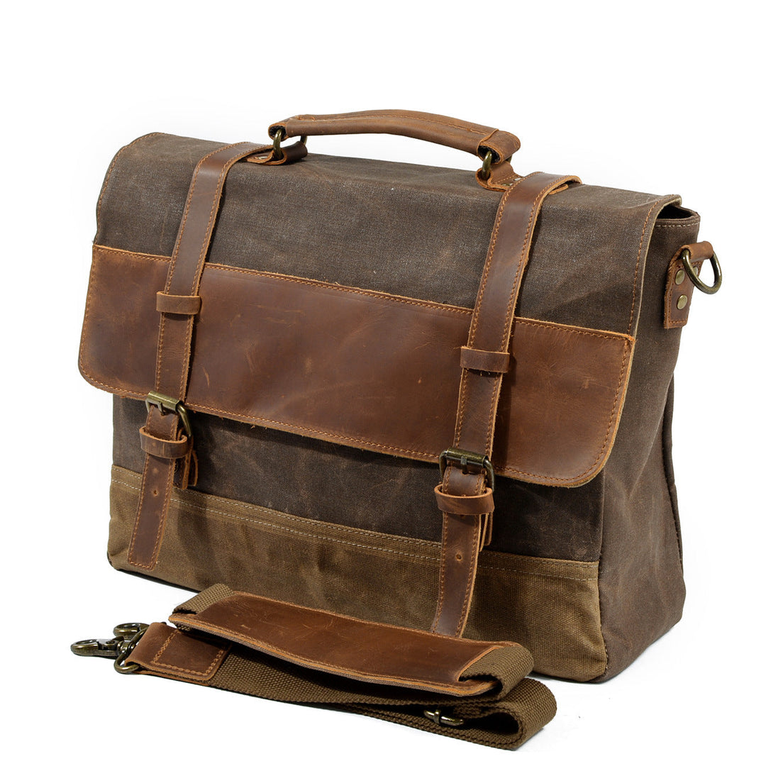 Jack - Waterproof Waxed Canvas Messenger Bag