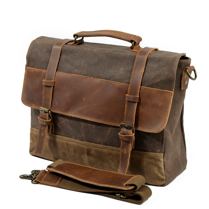 Jack - Waterproof Waxed Canvas Messenger Bag